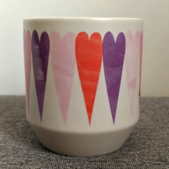 2016 Starbucks Painted Hearts Valentine's Day Coffee Tea Mug Cup 12 oz. - Picture 4 of 11